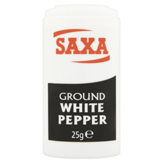 Picture of Saxa Ground White Pepper 25g x12